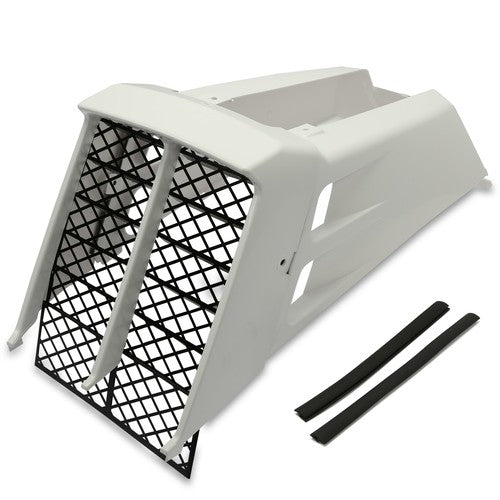 White Gas Tank Side Covers With Radiator Cover Grill For Yamaha Banshee 350 87-06