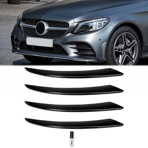 DURAFORCE Front Air Vent Cover Trim Fits Mercedes Benz C Class Sport 2014 2021 18 Glossy