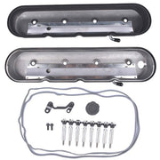 DURAFORCE GM LS Black Cast Aluminum Valve Covers w/Coil Mounts For LS1 LS2 LS3 5.3 6.0 6.2