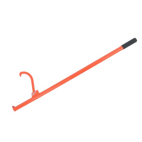 DURAFORCE Red With Rubber Handle 58" Log Roller Tool Lifter Felled Cant Hook Logging Tool