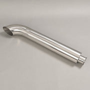 DURAFORCE Polishing Exhaust Stack Pipe w/ Bend For John Deere 3010 3020 4010 4020 Tractor