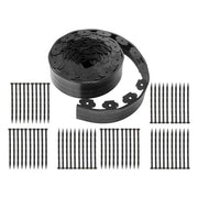 DURAFORCE Flexible Garden Landscape Edging No Dig Lawn Edging Border With Anchoring Spikes