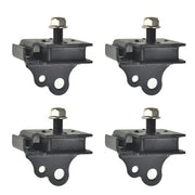 DURAFORCE For 04-07 Yamaha RHINO 660 BOTTOM & TOP ENGINE MOUNT RUBBER DAMPER KIT