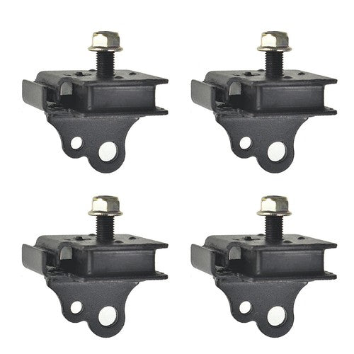 DURAFORCE For 04-07 Yamaha RHINO 660 BOTTOM & TOP ENGINE MOUNT RUBBER DAMPER KIT