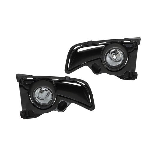 DURAFORCE For Toyota Highlander 2018-2019 Front Bumper Fog Lights Pair LH&RH+Upper Grille