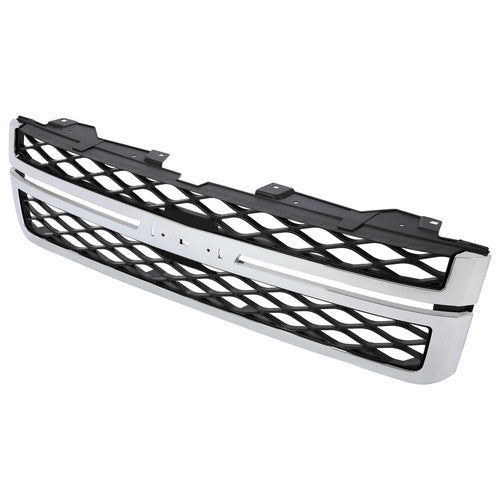 Grille Assembly for 2011 2014 Silverado 2500 HD Silverado 3500 HD Black Chrome
