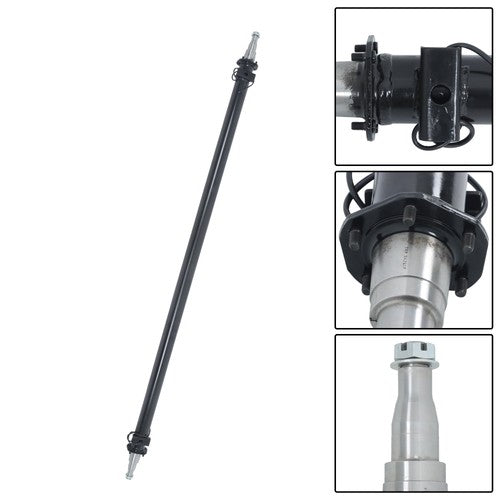 DURAFORCE Trailer Axle Only Beam With Idler 95" HF 80" Spring Center For 7000lbs/7.0Klbs