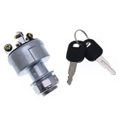 DURAFORCE 4 Pcs New Ignition Switch With 2 Keys Fits Caterpillar 9G7641 9G-7641
