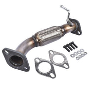 DURAFORCE Exhaust Front Flex Pipe for 2011-15 Optima Sonata HYBRID W/o Oxygen Sensor Ports