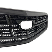 DURAFORCE For 2013-2017 Cadillac XTS Front Bumper Black Upper Grille Lower Grill 2PCS