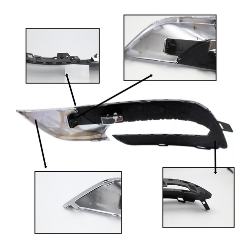 Fog Light Trim Driver Side FIT For 2013-2017 Buick Enclave 20983395 GM1038152