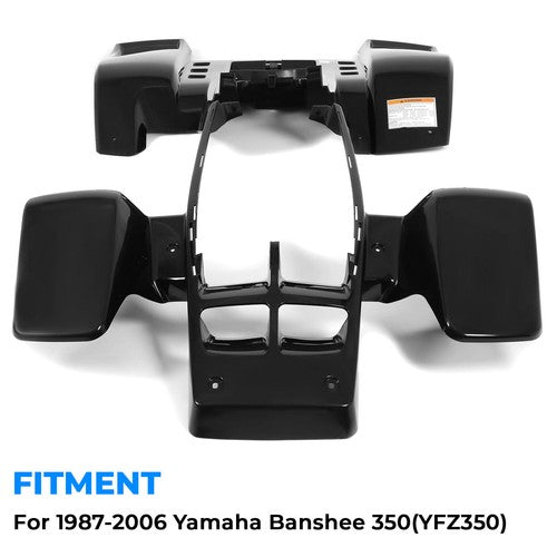 Front Rear Fender Plastic Body for 1987 2006 Yamaha Banshee 350 YFZ350 Black