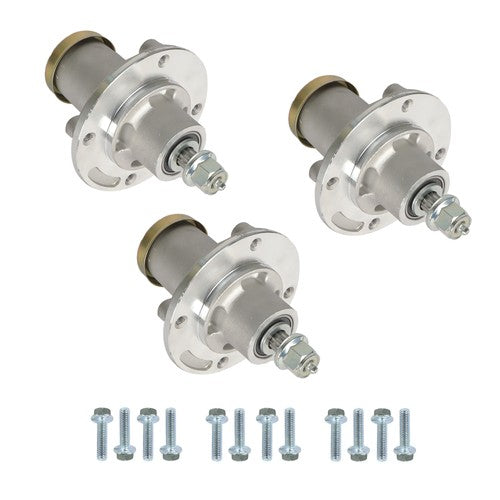 DURAFORCE 539112170 285-927 For Husqvarna EZ4217 4220 4624 3 Pack Lawn Mower Spindle 48"