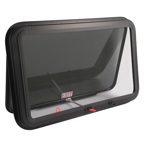 DURAFORCE 36" W x 22" H For Camper Emergency Push Out Window RV Exit Window W/ Ring & Seal