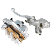DURAFORCE Front Master Cylinder Lever + Brake Caliper Pad for HONDA XR250R 400R 600R 650LR