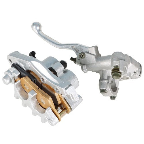 DURAFORCE Front Master Cylinder Lever + Brake Caliper Pad for HONDA XR250R 400R 600R 650LR