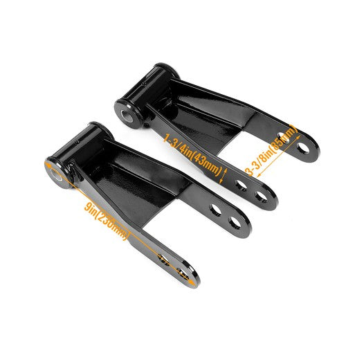 4 Inch Drop Kit Shackles And Hangers For Chevy Silverado GMC Sierra 1500 1999 2000 2001 2002 2003 2004 2005 2006