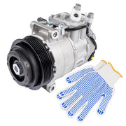DURAFORCE A/C Compressor w/ 6-Groove & 2-Pin for Mercedes-Benz C250 SLK250 2012-2015 1.8L