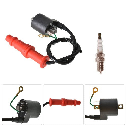 DURAFORCE New For Polaris Sportsman 500 1996 1997 1998-2002 US Ignition Coil & Spark Plug