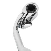 DURAFORCE Chrome Long Highway Foot Pegs For Harley Road King Street Glide 1.25" 1-1/4" Bar