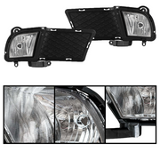 DURAFORCE Front Bumper Fog Lights & Covers Set W/O Wiring For 2010-2012 KIA Forte Sedan