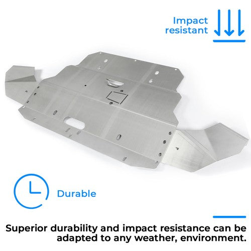 Aluminum Lower Skid Plate Silver for Audi A4 S4 B5 B6 B7 96-08