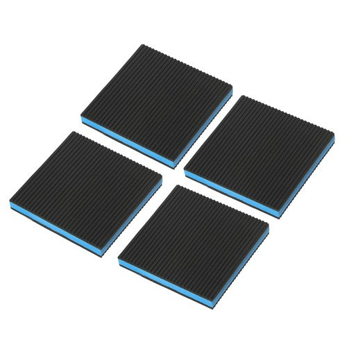 DURAFORCE 6" x 6" x 7/8" EVA Rubber Shock-absorbing Pad 4Pcs Anti Vibration Pads