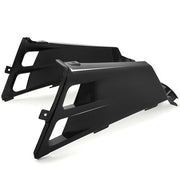 DURAFORCE Pair Gas Tank Side Covers Plastic Wrap For Yamaha Banshee 1987-2006 Black