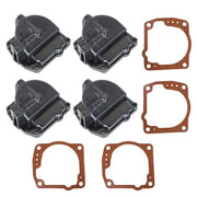 DURAFORCE For Johnson Evinrude 4pcs Carburetor Float Bowl Chamber 433000 0433000
