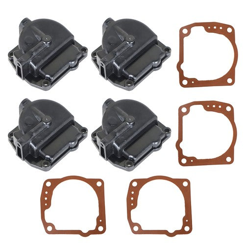 DURAFORCE For Johnson Evinrude 4pcs Carburetor Float Bowl Chamber 433000 0433000
