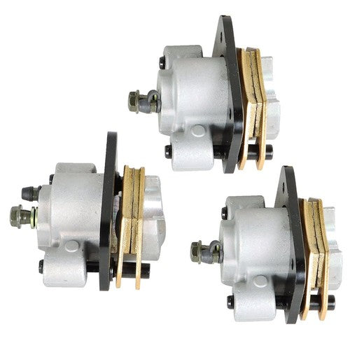 DURAFORCE Front and Rear Brake Calipers For 2004-2009 Arctic Cat 400 500 2X2 4X4 Automatic