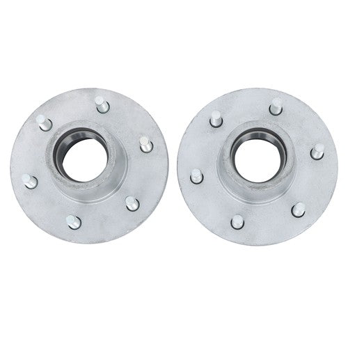 DURAFORCE For 5200-6000lbs Spindle w/ Bearings 2 Sets 6 on 5.5" Galvanized Trailer Hub Kit