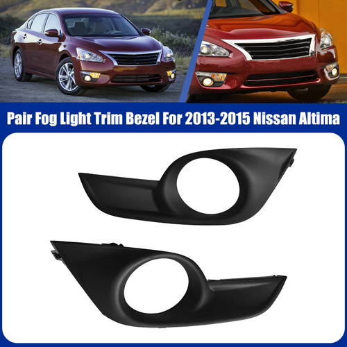 DURAFORCE Fog Light Bezel Cover Driver & Passenger Side for 2013-2015 for Nissan Altima