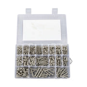 DURAFORCE 550× Wood screws kits #4 #6 #8 #10 #12 countersunk 304 Stainless steel