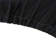 DURAFORCE Fit V-Hull,Tri-Hull, Runabout Boat PU 600D Boat Cover 17-19' 96" 600*285cm Black