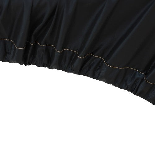 DURAFORCE Fit V-Hull,Tri-Hull, Runabout Boat PU 600D Boat Cover 17-19' 96" 600*285cm Black