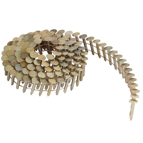 DURAFORCE 7/ 8 inch 15 degree inclined coil 3600 full round head roof nails Galvanized New