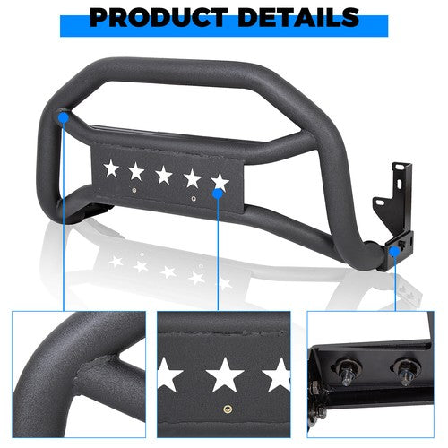 Front Bumper Grille Guard Bull Bar Push For Toyota Tacoma 2005-2015 2016-2023