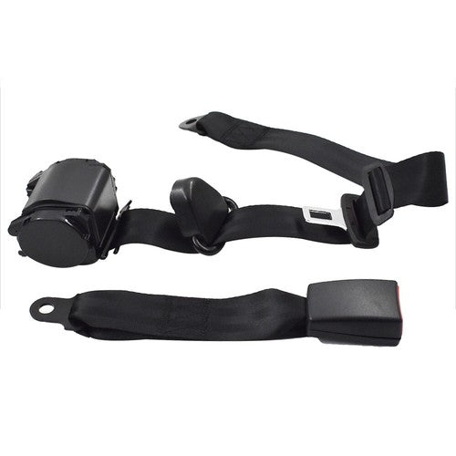 DURAFORCE 3 Point Seat Belt Retractable Black Shoulder For Jeep CJ YJ Wrangler 1982-1995