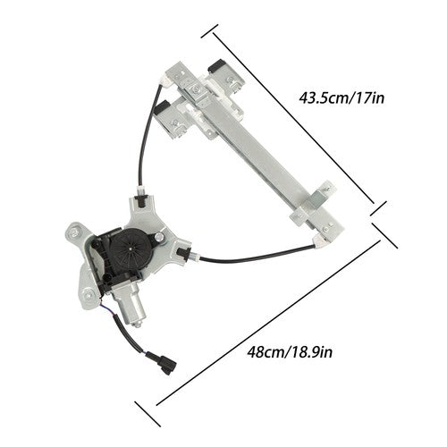 DURAFORCE For Cadillac Chevrolet GMC 2007-14 741-391 Power Window regulator RR w/Motor