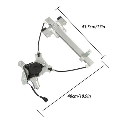 DURAFORCE For Cadillac Chevrolet GMC 2007-14 741-391 Power Window regulator RR w/Motor