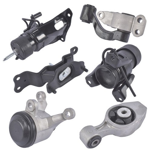 DURAFORCE Engine Mounts & Transmission Mount Set 6Pcs for Infiniti JX35 QX60 Nissan Murano