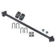 DURAFORCE 2K 2000lbs Trailer Axle 4 lug-4" 44" HF w/ U-Bolt Kit For trailers RVs trucks