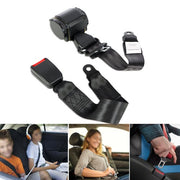 DURAFORCE 3 Point Seat Belt Retractable Black Shoulder For Jeep CJ YJ Wrangler 1982-1995
