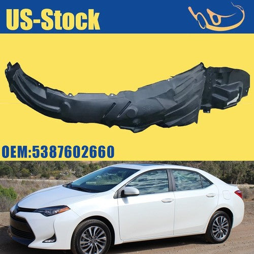 DURAFORCE Fits Toyota Corolla 2017-2019 Front Left Driver Side Fender Liner Splash Shield