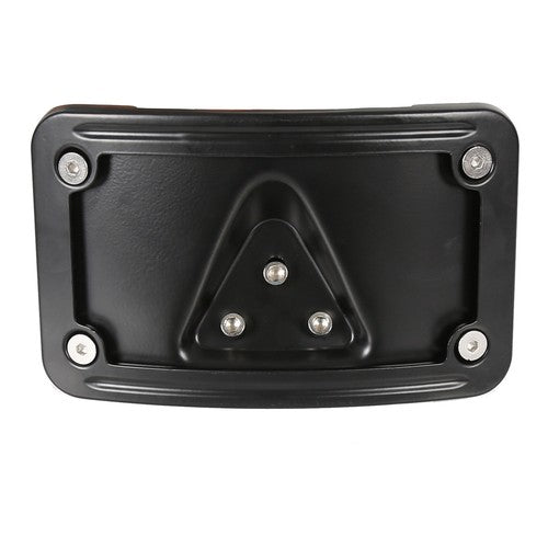 DURAFORCE Curved Laydown License Plate Mount Bracket For Harley Sportster Dyna Softail