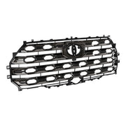 DURAFORCE Front Bumper Grill Electroplated Black for Toyota Tundra Platinum 2022-2024