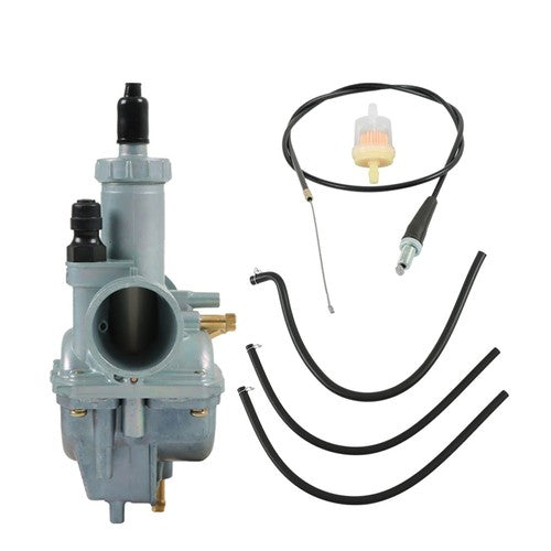 DURAFORCE Carburetor & Throttle Cable For Kawasaki Bayou 220 250 1988-2011 KLF220 KLF250A