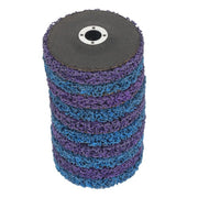 DURAFORCE (5 pieces each in purple and blue) 10 Pack of 4' x 5/8' Diamond Discs