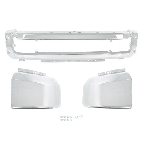 DURAFORCE Chrome Split Front Bumper Suit For Ford F-250 F-350 2020-2022 New Front Bumper